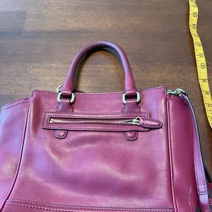 Small Burgundy Coach Purse.